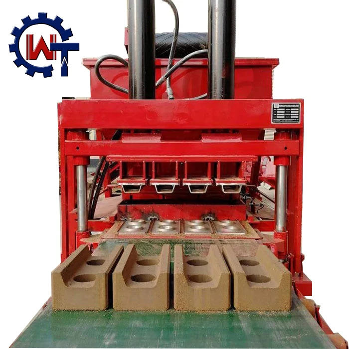 WT4-10 автоматические машины для производства глиняных кирпичей