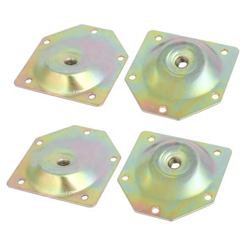 Custom Fixing Leg Mounting Plates For Furniture Parts
