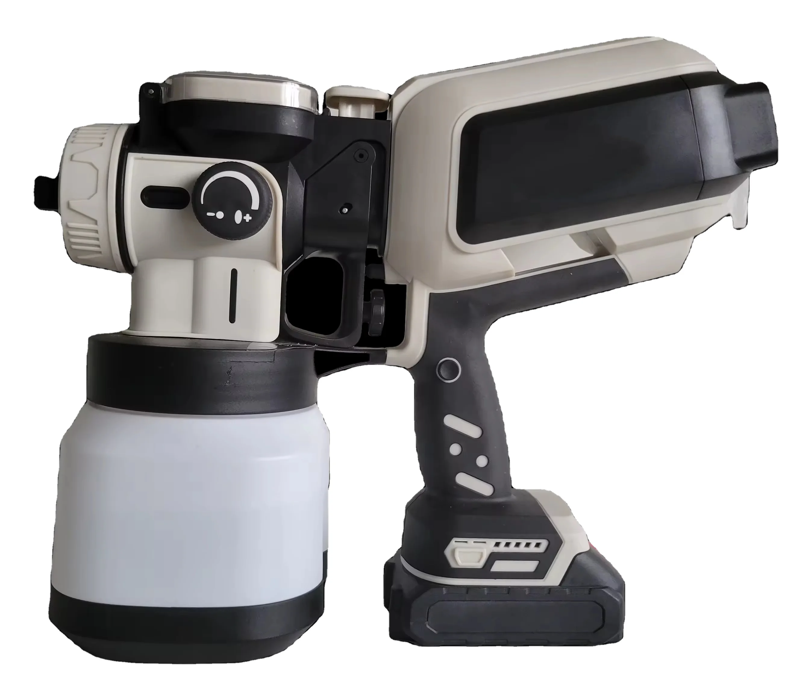 LED Light Cordless Airless Paint Sprayer 2000mAh Li-ion Battery Brushless HVLP Spray Gun for Industrial Use 220V