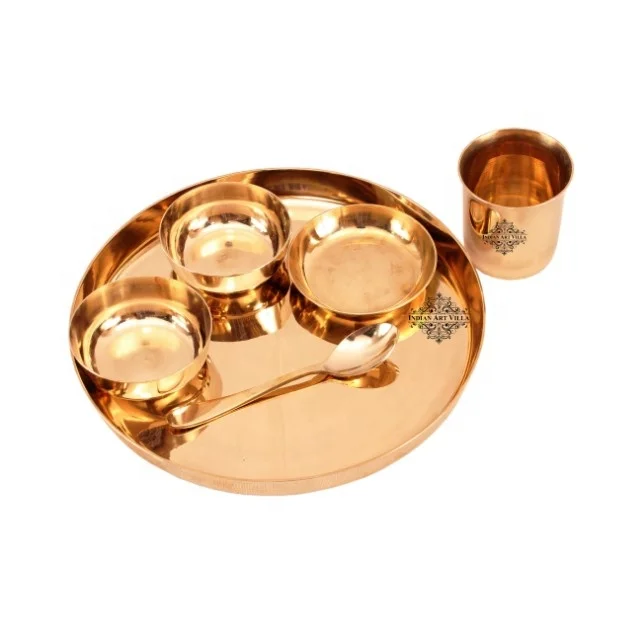Bronze Dinner Set For Sale Kansa Dinner Set Handmade High Quality Kansa Utensils Manufacturer & Suppliers From India