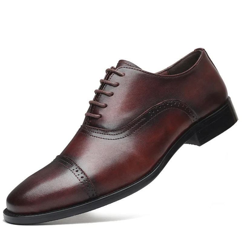 Multipurpose Stylish Designer Famous Brands Casual Oxford Dress Men Leather Shoes