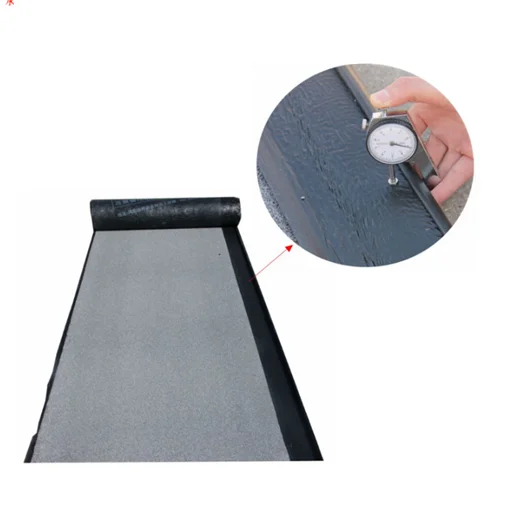 roof waterproof membrane Sample  polyester base torch-on  4mm SBS modified bituminous waterproof membrane with mineral granules