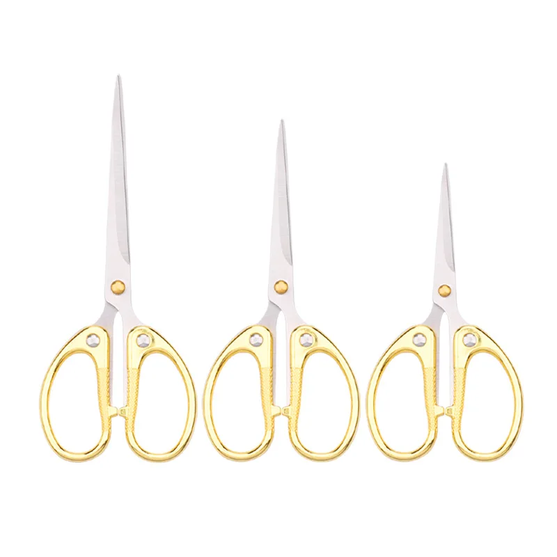 Office Stationery Small Scissors  Stainless Steel Zinc Alloy Cutting Paper Scissors Child Student Hand Scissors