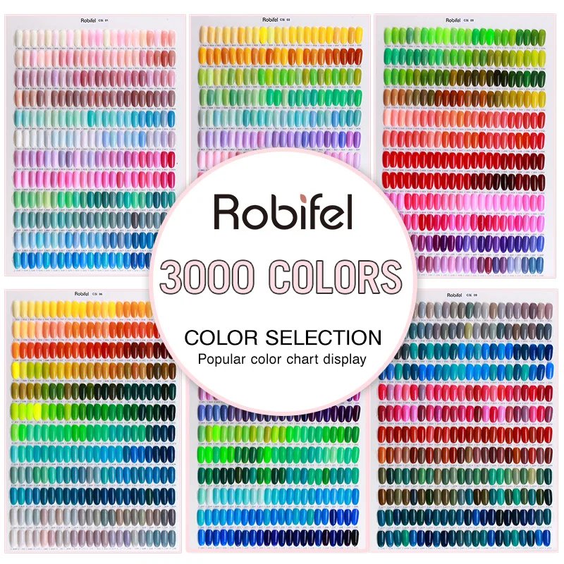 Robifel Wholesale Nails Supplies Soak Off Oem Color gel nails salon professional products