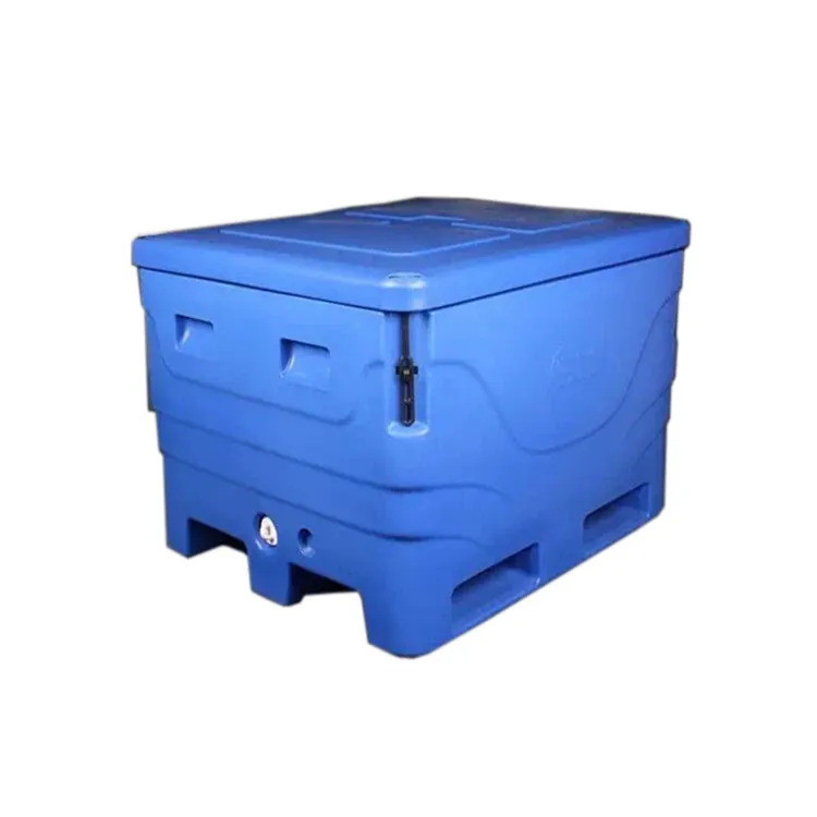 Rotomolded PE Fish Container Keeping Fresh and Frozen Storage Box