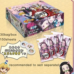 Japanese Anime Wholesale Game Cards Thickened TR 3D Demon Slayer Anime Collection Cards
