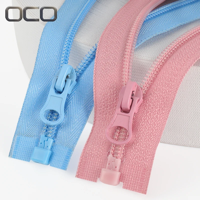OCO Factory custom clothing nylon sepearting zipper finish zipper 5# Nylon zipper for coat