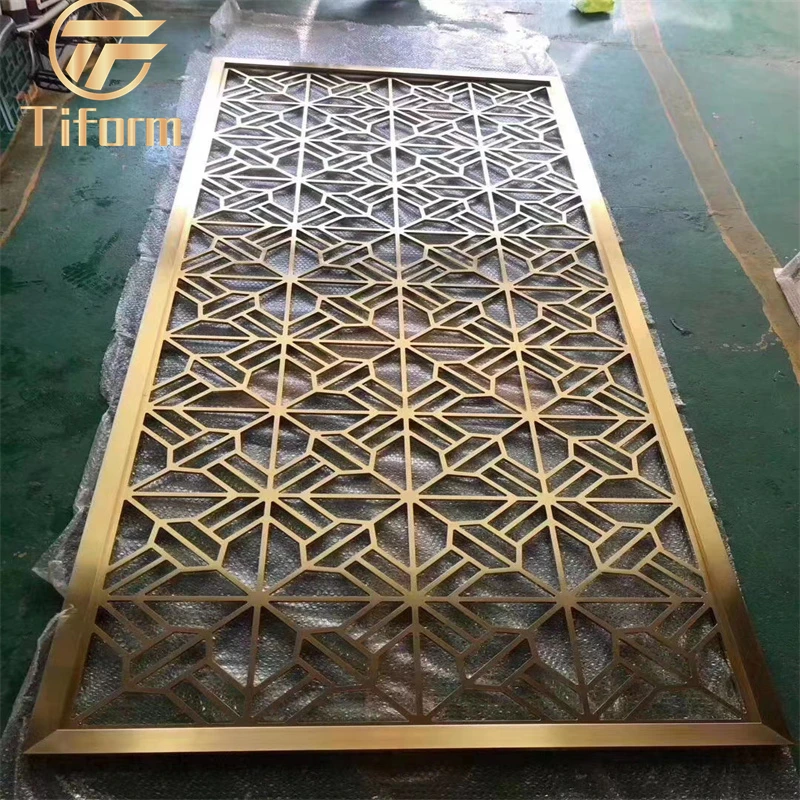 Customized Design Stainless Steel Room Divider Decorative Metal Screen Partition Panel
