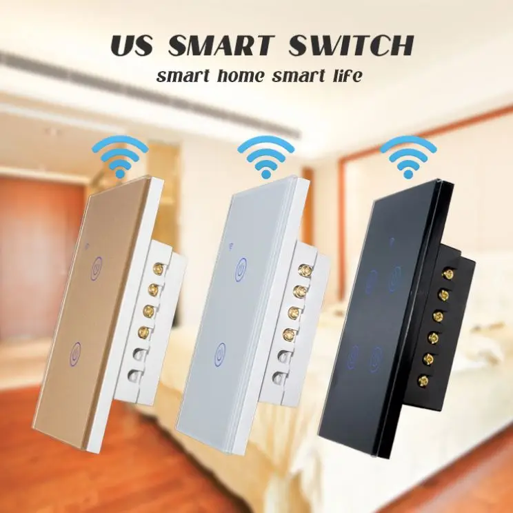  2021 Новый Au Wi-Fi выключатель света Rs485 Modbus сенсорный Smart кнопочный переключатель домашняя вилка зарядного