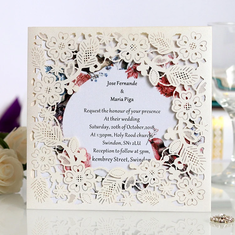 Самые продаваемые товары 2022 раскладные праздничные приглашения с лазерной резкой на