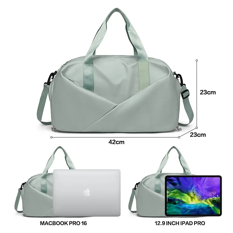 BSCI custom bag design women waterproof sports gym travel duffel bag for ladies designer duffle overnight bags