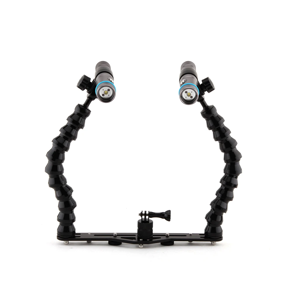 Nautieye TR-04 Double Flexible Grip Ys Foldable Arm Tray Kit For Underwater Camera