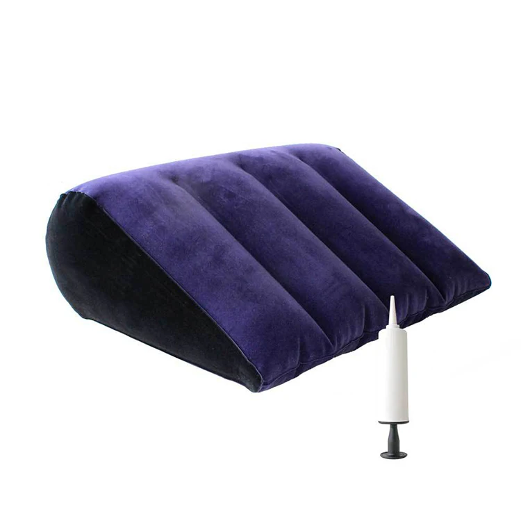 Hot selling sex bed furniture Triangle Wedge pillow sex position pad inflatable pillow