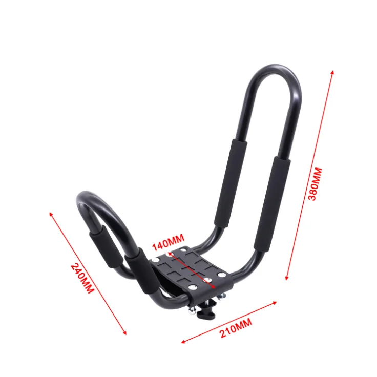 Universal 2 Pair J- Shape Rack Suv Roof Rack Kayak Loader Canoe Carrier Car Roof Rack For Kayaks