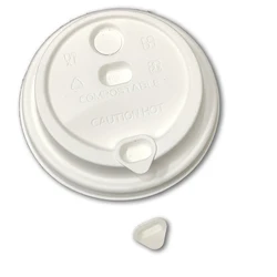 Custom Hotel Tableware Biodegradable Disposable Sugarcane bagasse Paper Coffee Cup Lid