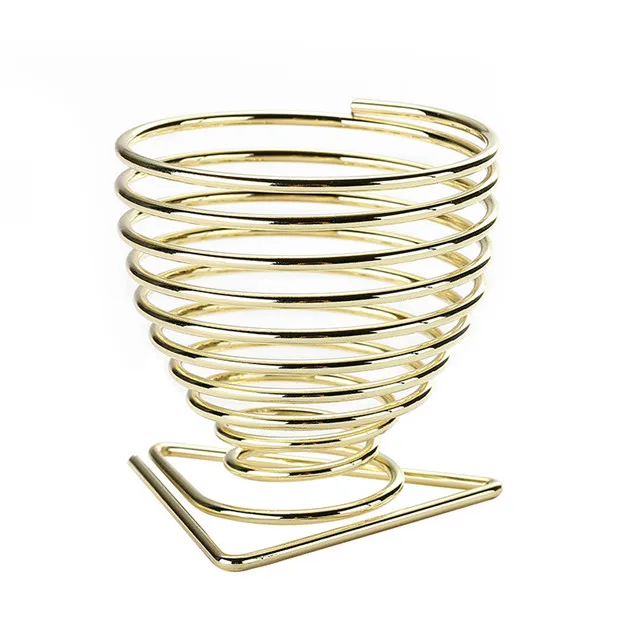 Boiled Eggs Holder Hot Products Stainless Steel Spring Wire Tray Egg Cup Kitchen Accessories
