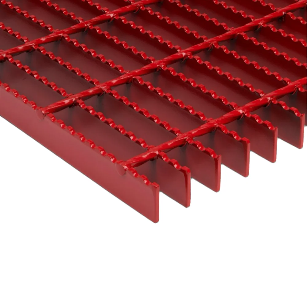 Painted metal grate Painted coat steel grating Paint booth grating