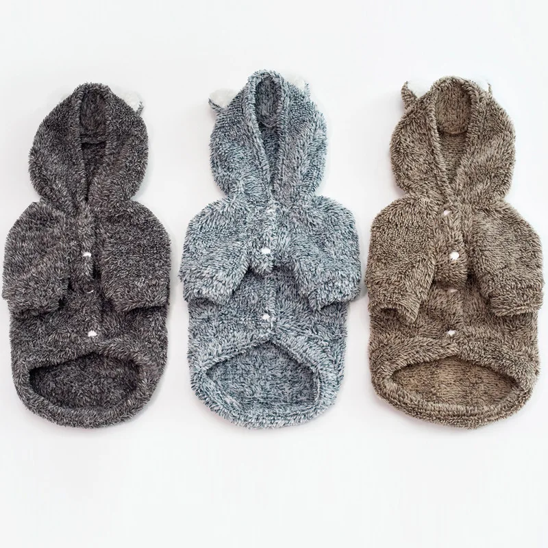 2019 AW сезон кожи тепло бархат собака толстовка пальто с щелчком