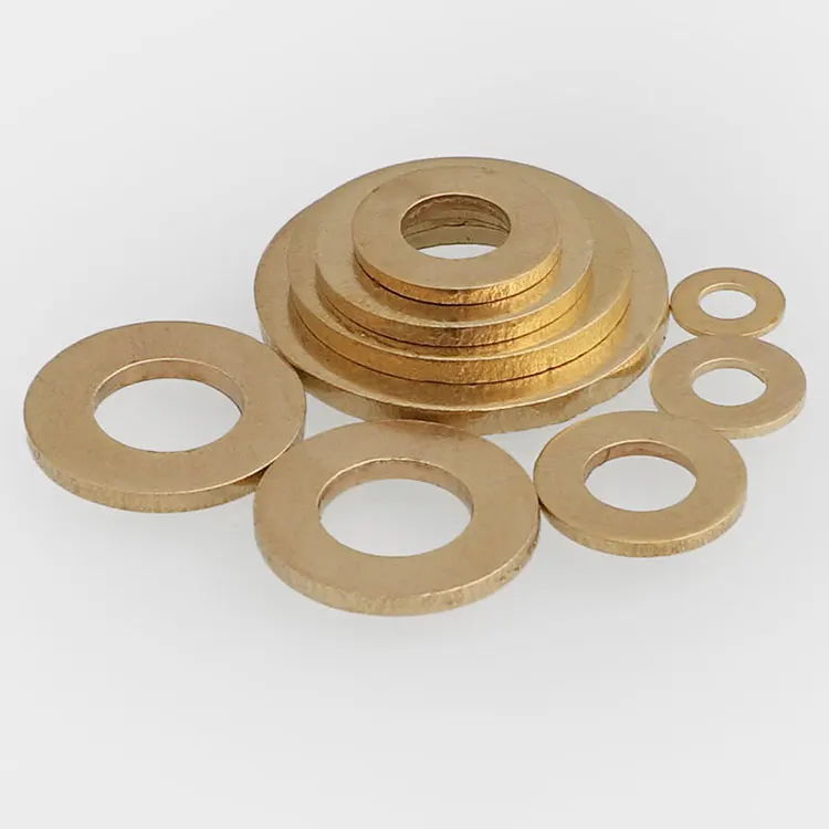 M2 M2.5 M3 M4 M5 M6 M8 M10 M12 Brass Flat Washer