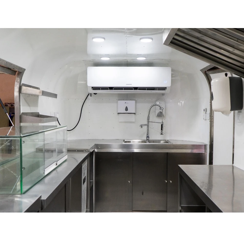 Factory Direct Sale  Yalla  Air  Trailer 8 m  -  Food Truck Food Trailer with Competitive Price