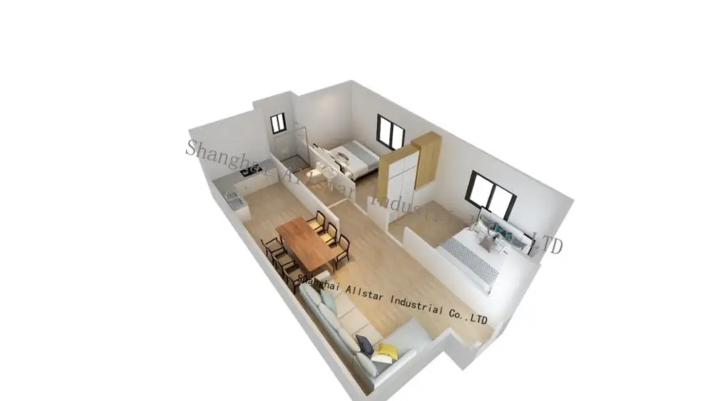 Standard Folding Expandable Container 40FT Allstar Container House New Shop Modern Zealand/australia Double Glazing Hotel CN;SHG