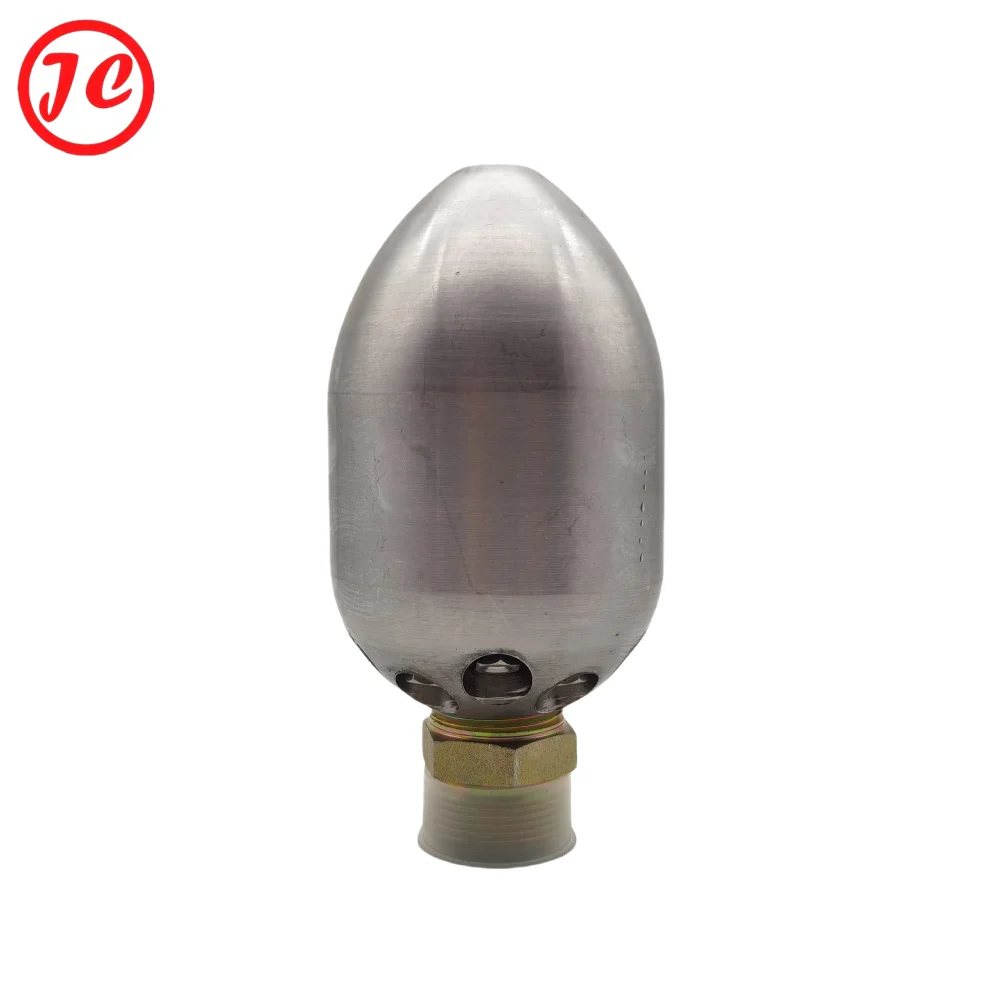 stainless steel high pressure pipe dredging cleaning blocked drain clean pipe nozzle