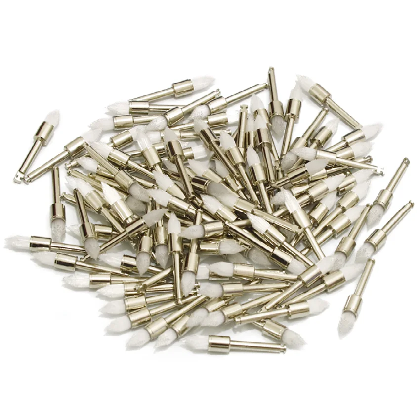 nylon cone prophylaxis disposable flat snap screw  micro brush applicator polishing prophy brush