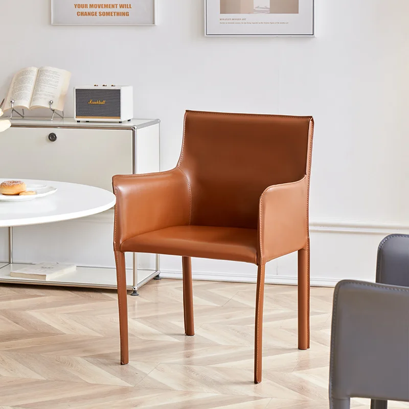 Dining Chair Luxury Cheap Dinning Home Restaurant Set Room Furniture Nordic Modern Leather Dining Chairs Swivel For Dining Table