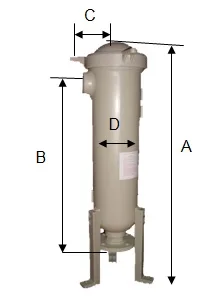 Chemical Application and PP Plastic bag filter Product name pp bag filter housing