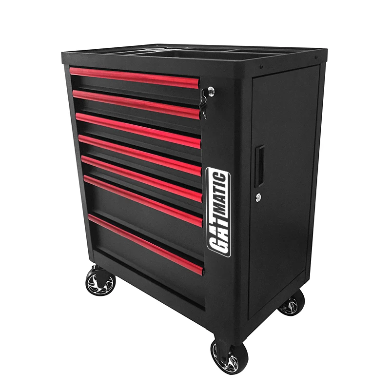 GATmatic Customised Luxury Supply Oem Heavy Duty Large Rolling Tool Chest 7 Drawers Tool Cabinet Car Container