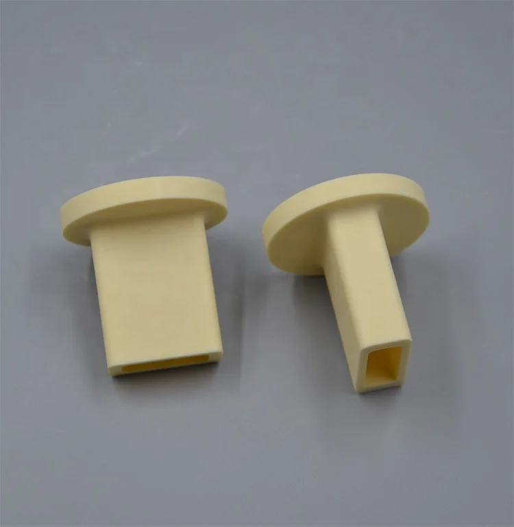 99.5% High Purity Alumina Ceramic Ring With Flange