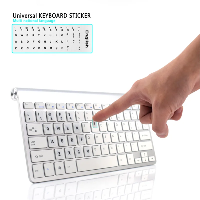 
Waterproof Laptop Keyboard Stickers Spanish/English/Russian/French Deutsch/Arabic/Korean/Japanese/Hebrew/Thai Keyboard Layout 