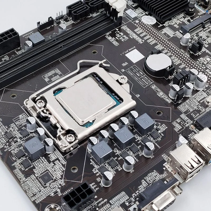 Высококачественная материнская плата B75 12 PCIE на USB LGA1155 CPU DDR3