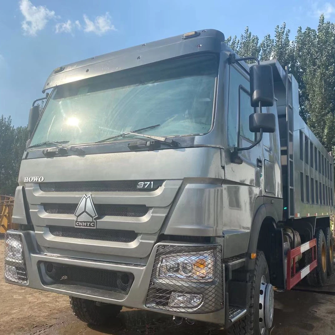
Two Second Hand Sinotruck Howo Hohan 6x4 10Wheels 371hp Dump Truck 