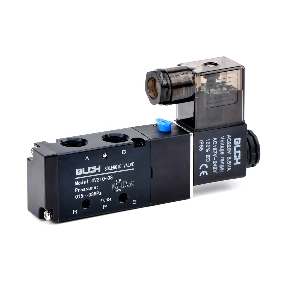 5/2 way alloy material 4V210 - 1/8  AC24V pneumatic solenoid valve