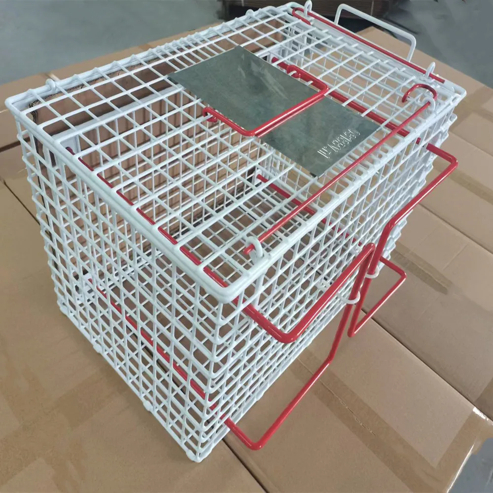 PVC coated animal restriction cage Veterinary Equipment anti-scratch bite cage Injectio restriction cage for pet cat