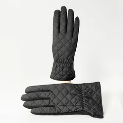 BSCI Manufacturer Custom Down Cloth Black Men Touch Screen Winter Thicken  Gloves