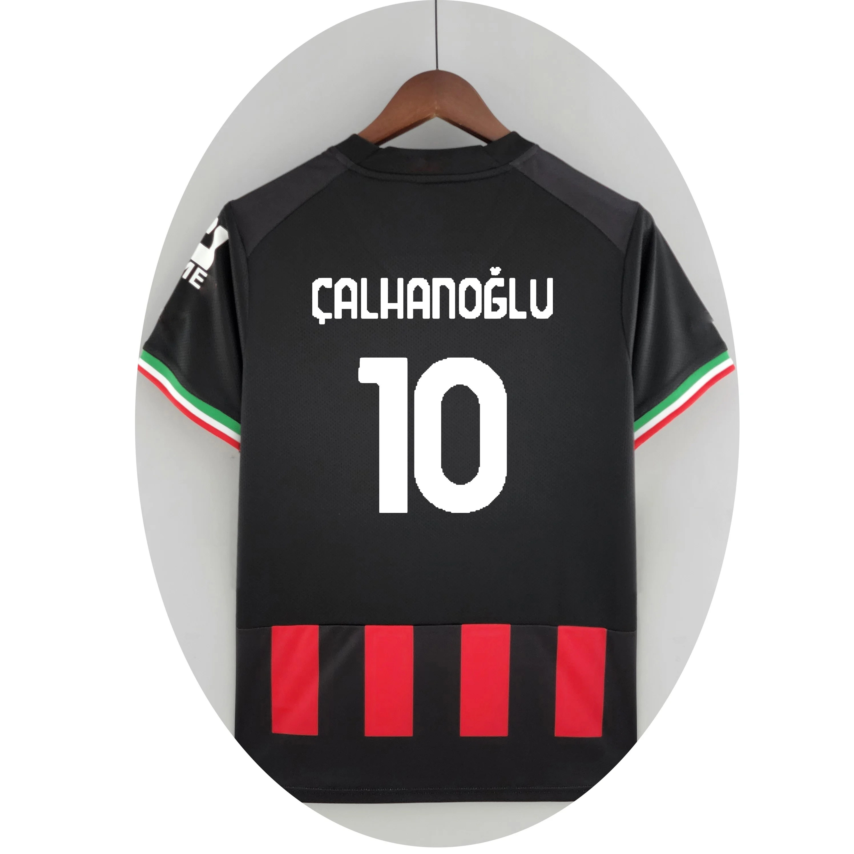 AC 2022-2023 новая Миланская футбольная одежда IBRAHIMOVIC Футбольная майка TONALI футболка GIROUD фанатская