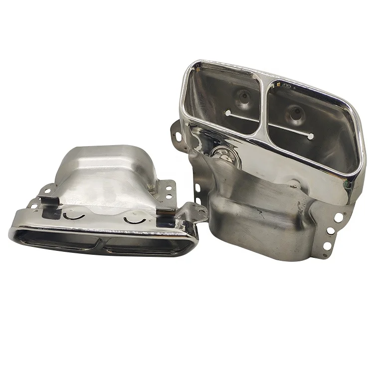 
Novel design in 2020 stainless steel 58*(210*110)*360mm racing tuning exhaust 