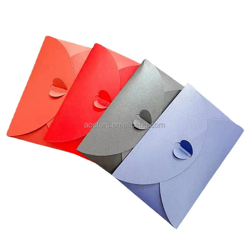 High quality custom wedding cards invitation blank greeting cards gift card envelope