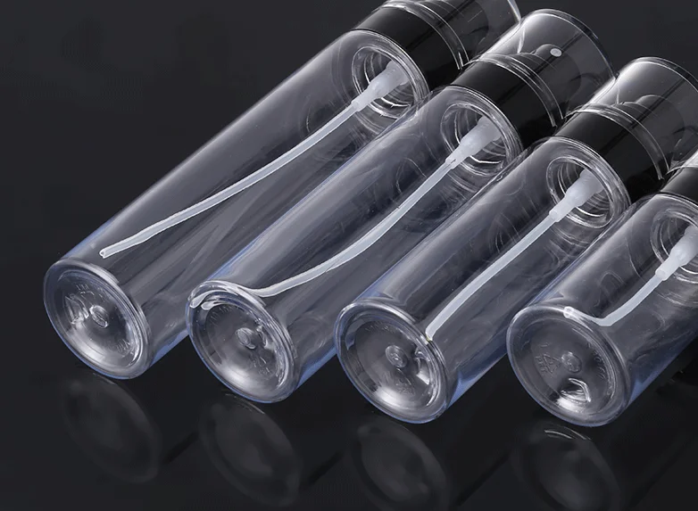 High grade fine fog pet transparent plastic Cosmetic package 50ml  80ml 100ml 120ml spray bottle factory