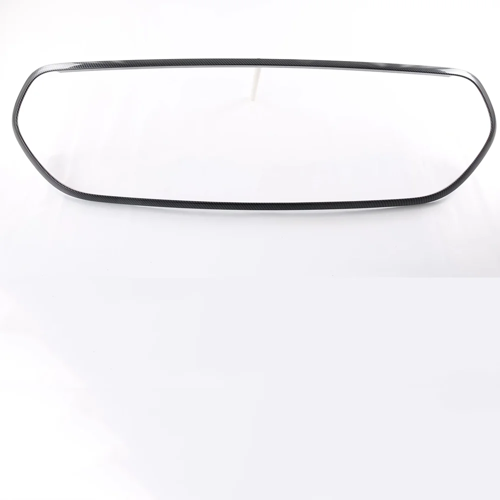 Car Body Kit Upgrade Auto Carbon Fiber Pattern Front Machine Cover Lip Protector Grille Trim For MINI F54 Clubman Cooper 2022