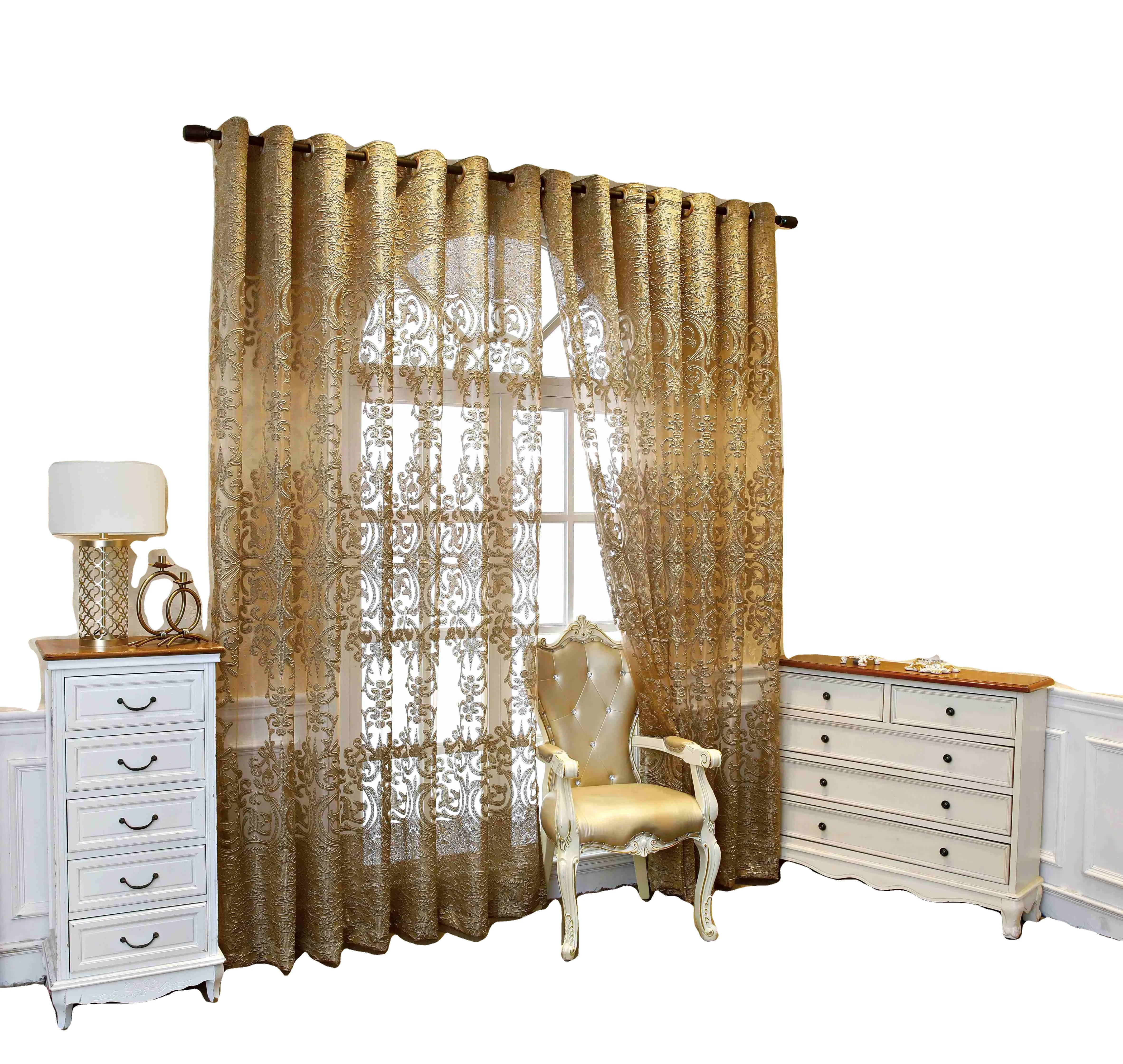 Special Design Widely Used Luxury Curtains House Living Room Curtain