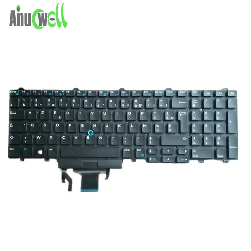 New E5570 Laptop Internal Keyboard fit for E5550 5570 E5580 Keyboard Backlit Pointer US Keyboards for Laptop Repair Track Point