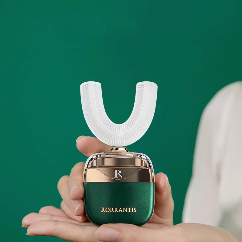 Rechargeable U Shape Automatic Sonic Electric Toothbrush 360 IPX7 Waterproof Travel Portable Toothbrush