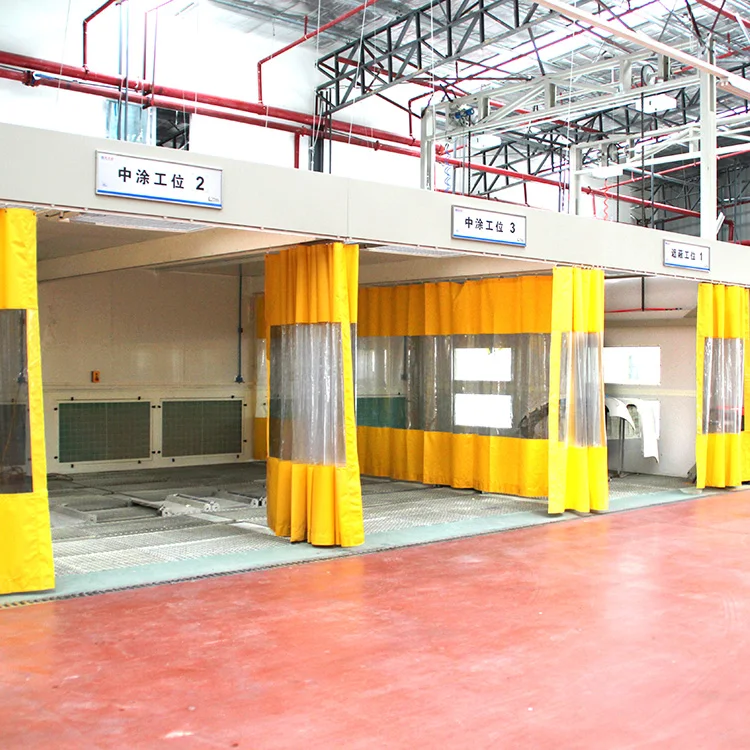 Low noise low vibration  heat and moisture resistance Pre-painting room Auto Painting and Car Painting Booth