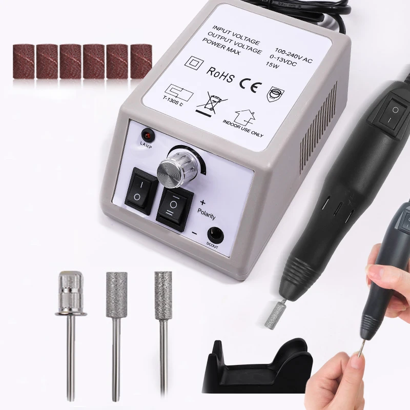 20000RPM Rechargeable Nail Drill Machine For Gel Polish Milling Nail Sander Cordless Manicure Machine Nail Art Salon Sander Too