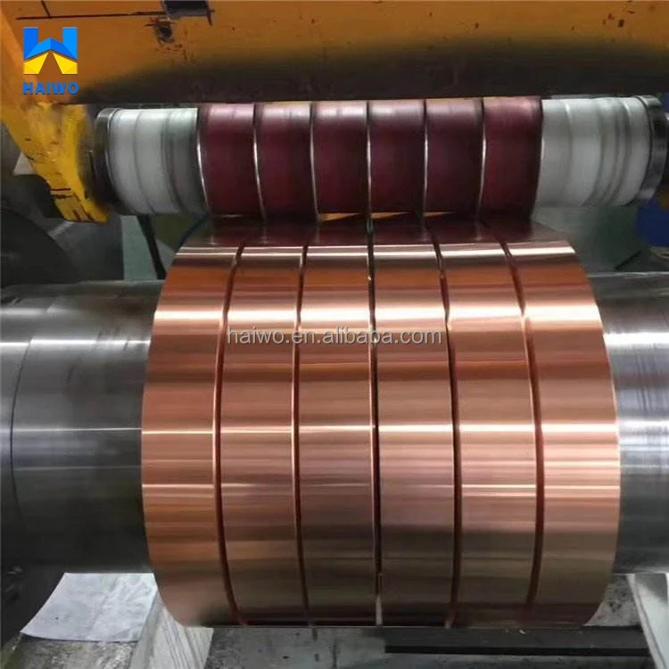 C12000 C11000 C10100 Coil H65 3mm Red Copper Strip Pure Copper Cathodes 99.99% Electrolytic For Battery