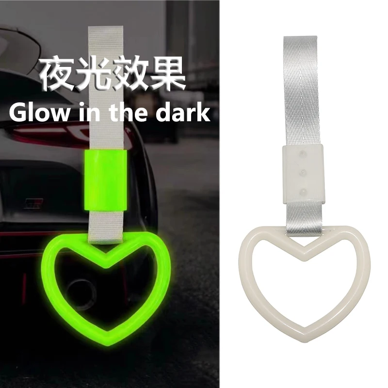 Warning Ring Tsurikawa Ring Heart Jdm Train Bus Handle Hand Strap Drift Charm Strap Auto Accessories Car