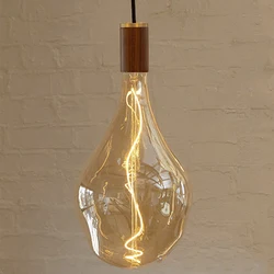 2022 Alien shape  oversize giant  xxl  dimmable LED edison light filament bulb 220mm 200mm 180mm 4w for restdecoration